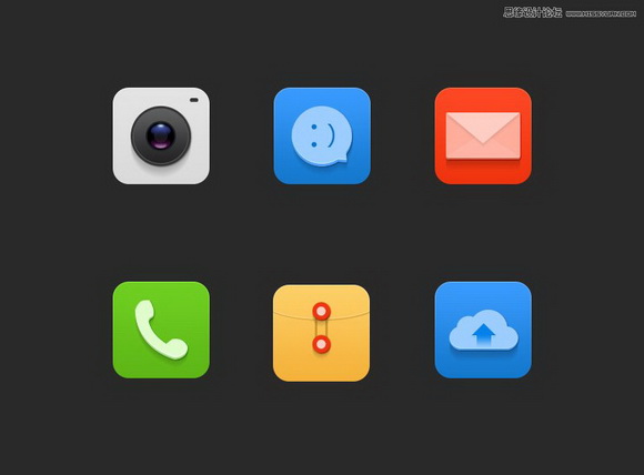 Photoshop制作可爱风格的ICON图标