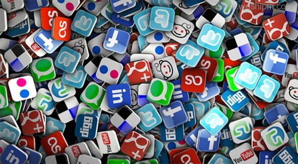 Social media sharing icons influence web designs